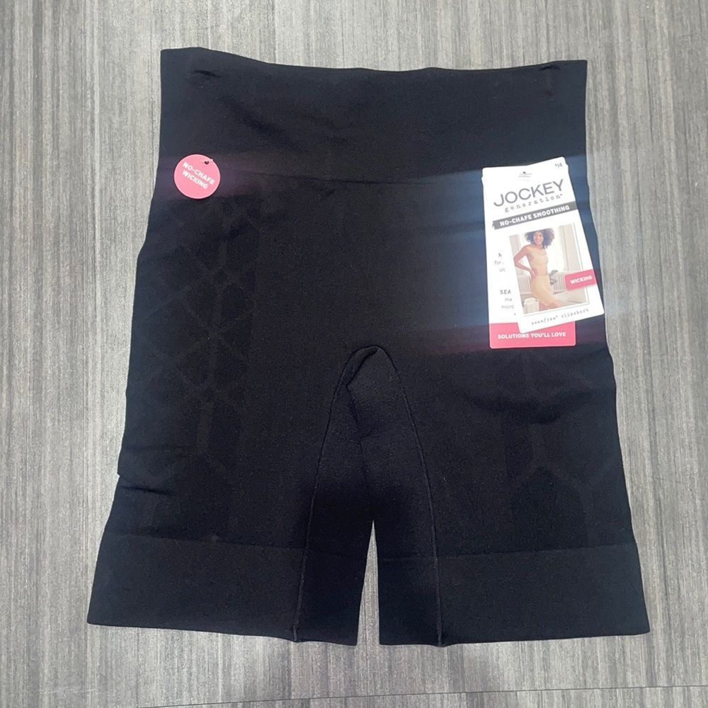 Jockey Mid Length Shapewear -Black